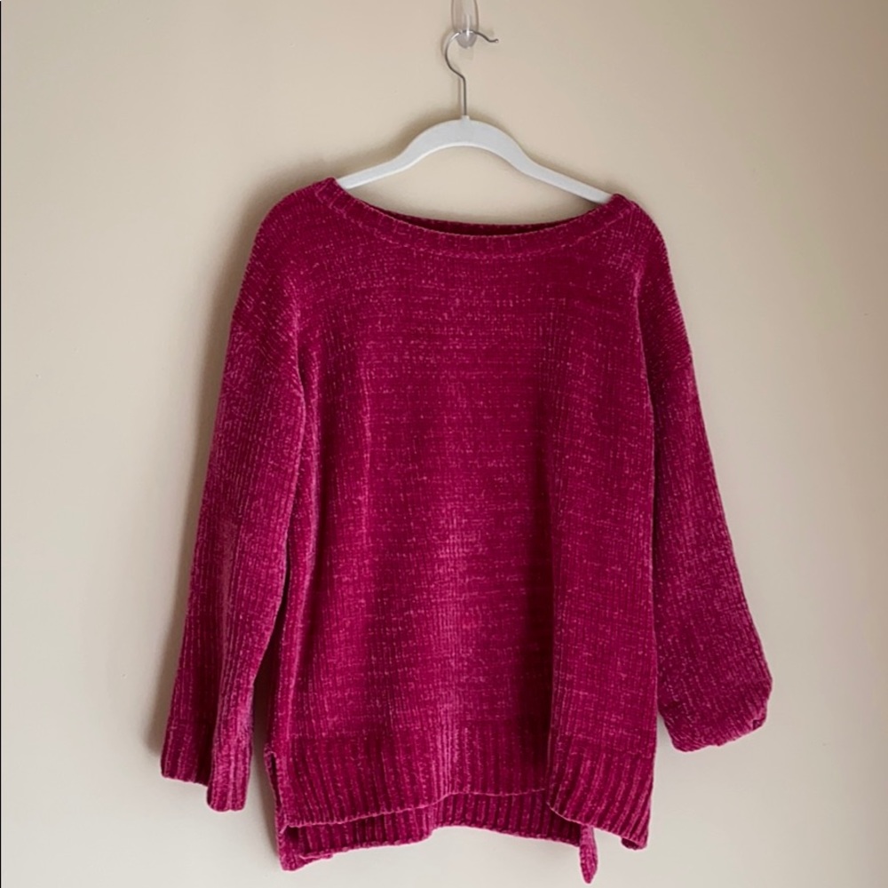 Hot pink sweater